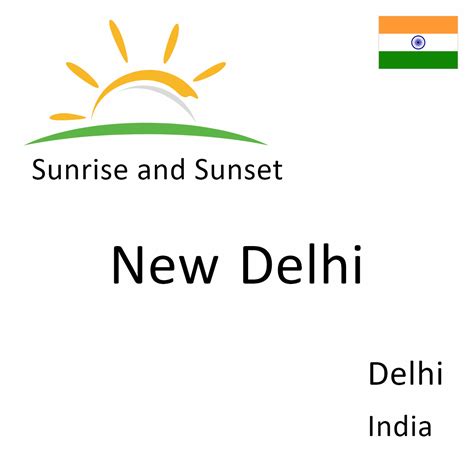 sunset time today in delhi india